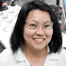 JANICE-banner Woman in laboratory